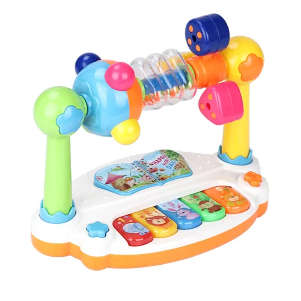 Baby Rotating Music Keyboard Piano Toy for Toddlers