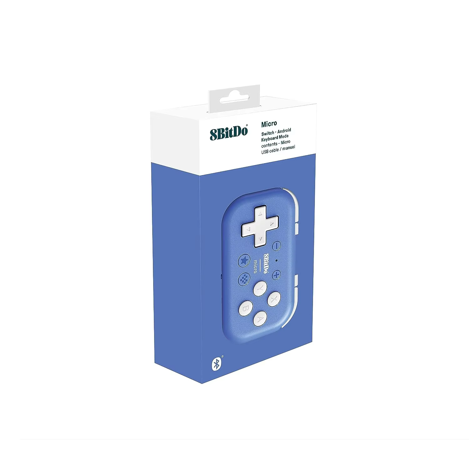 8BitDo Micro Bluetooth Mini Game Controller for Switch & Android