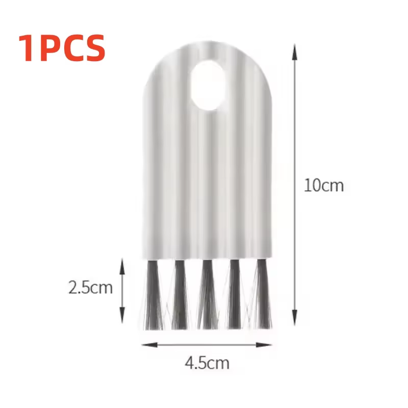 Soft Bendable Keyboard Cleaning Brush 8x4cm Plastic