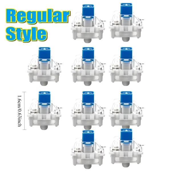Mechanical Switch Fidget Clicker Toy Blue Switch