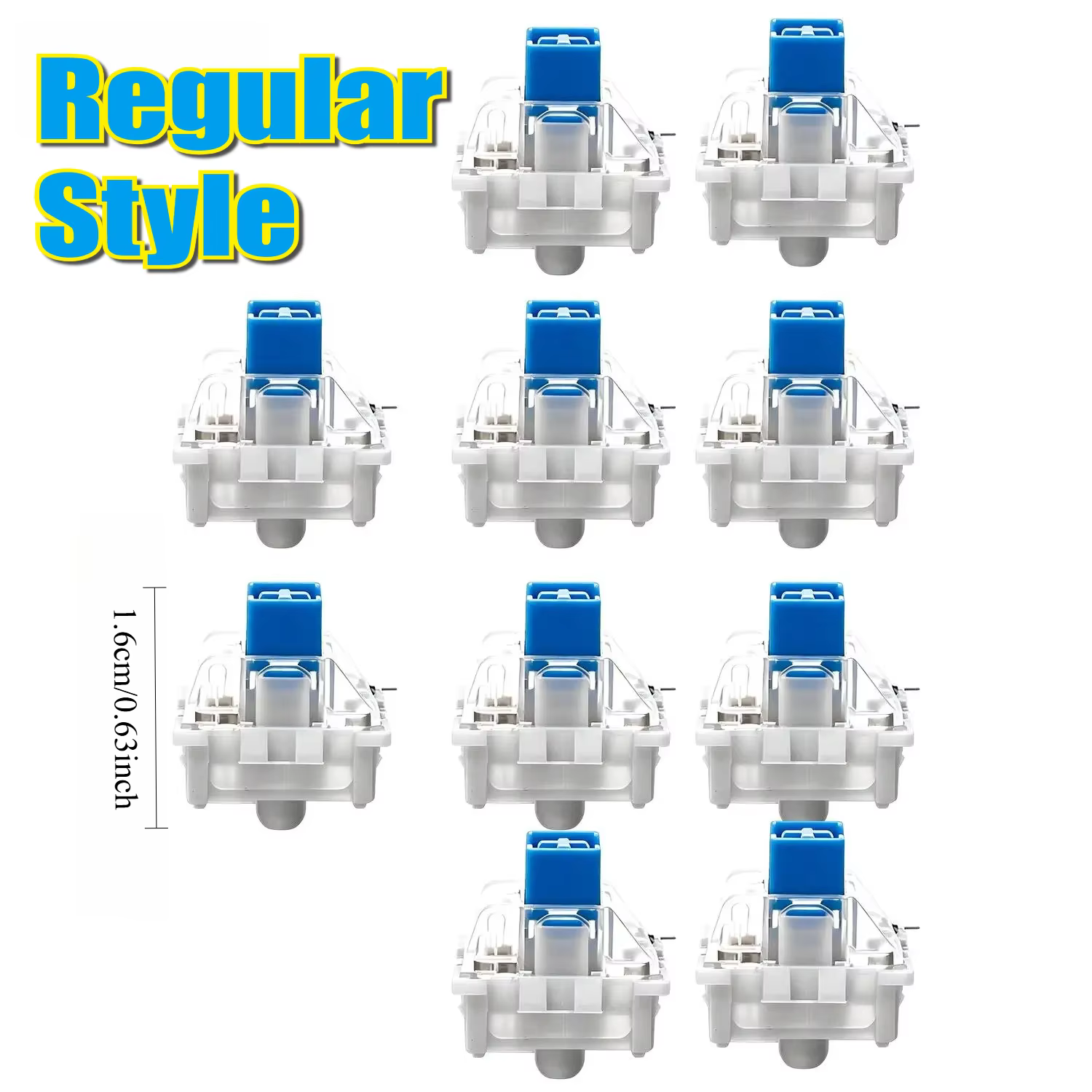 Mechanical Switch Fidget Clicker Toy Blue Switch