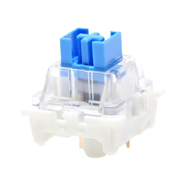 50-Pack 3-Pin Tactile Keyboard Switches with Clear Housing