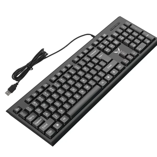104-Key Wired RGB Mechanical Feel Keyboard for PC