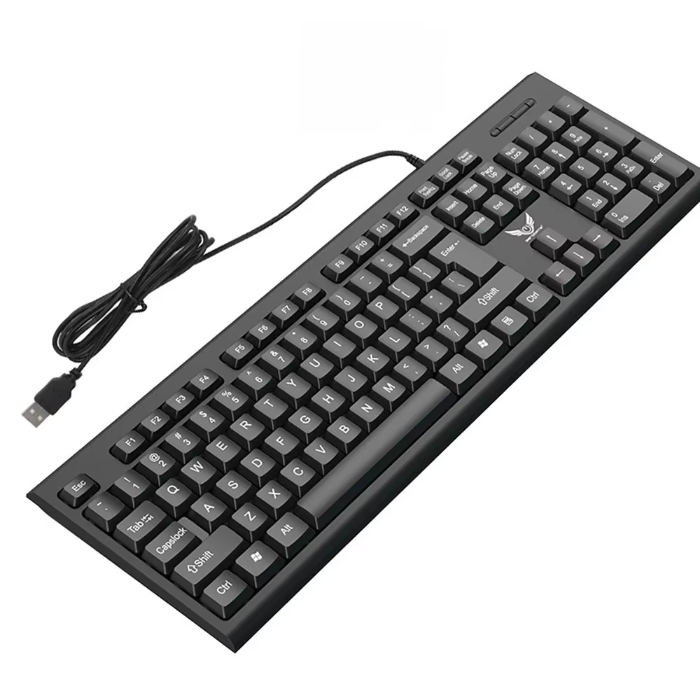 104-Key Wired RGB Mechanical Feel Keyboard for PC