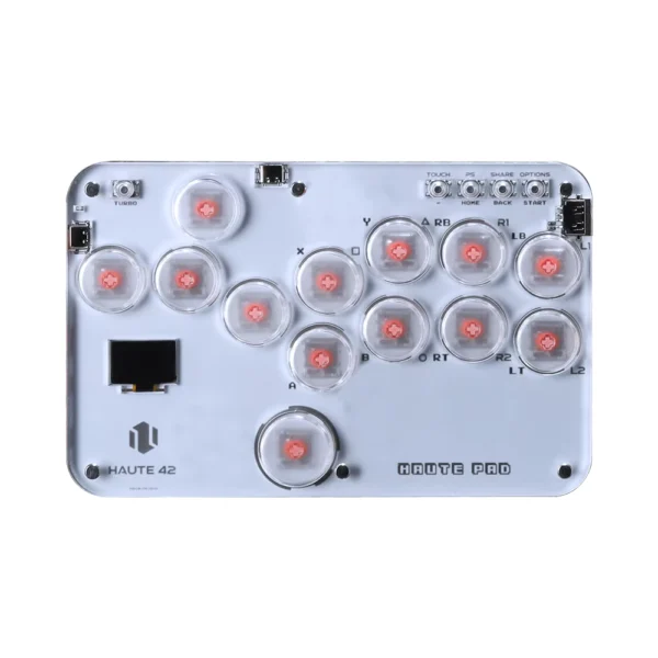 Haute42 Portable Mini Arcade Hitbox Controller with RGB