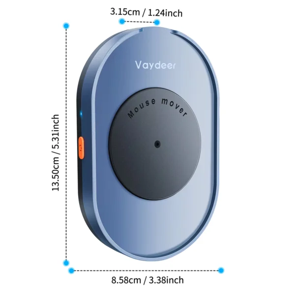 VAYDEER Ultra-Silent Undetectable Mouse Mover with ON/OFF Switch