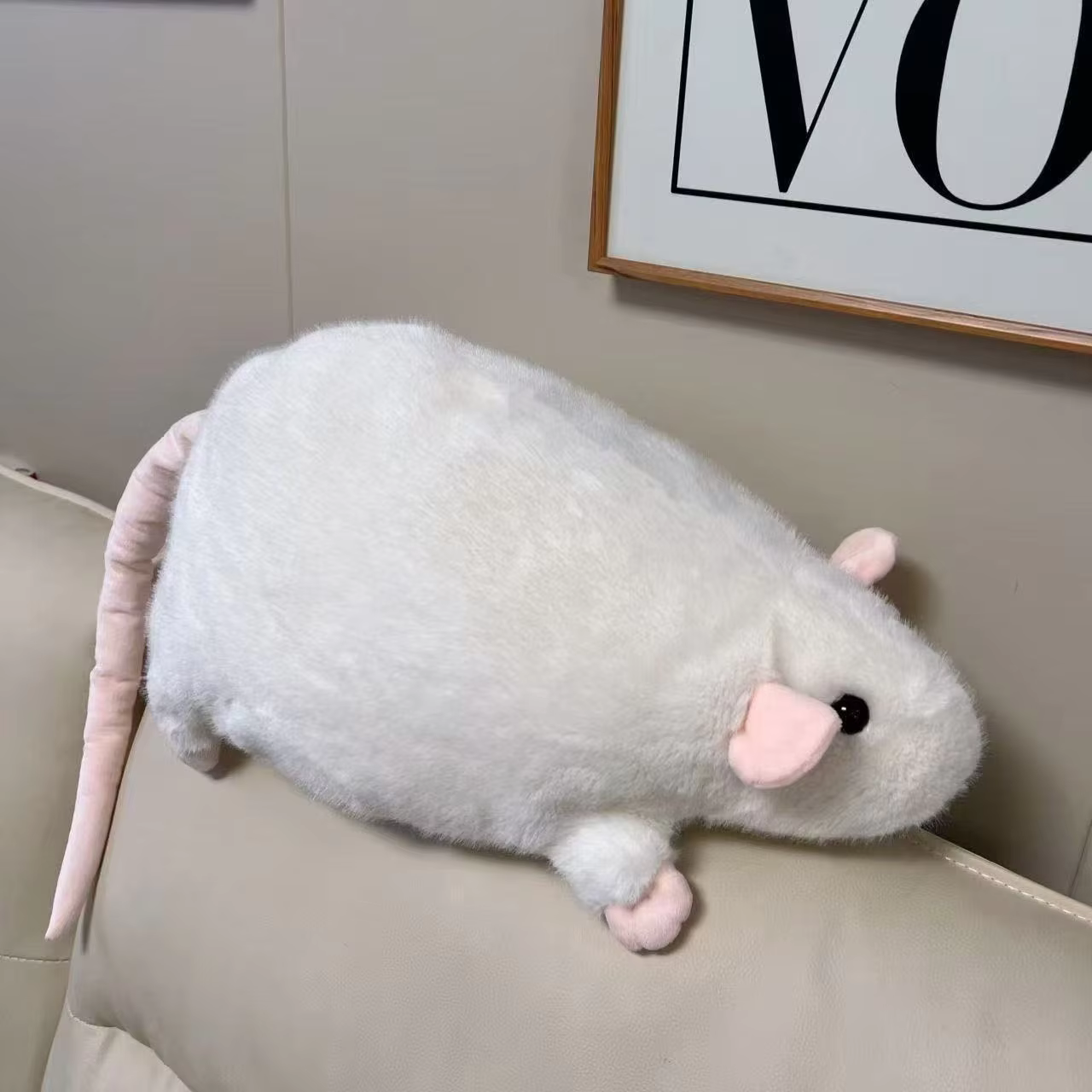 Creative Plush Big Mouse Doll Soft Cartoon Gift