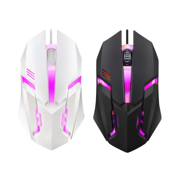 Wired Gaming Mouse 5000 DPI with LED for PC Laptop