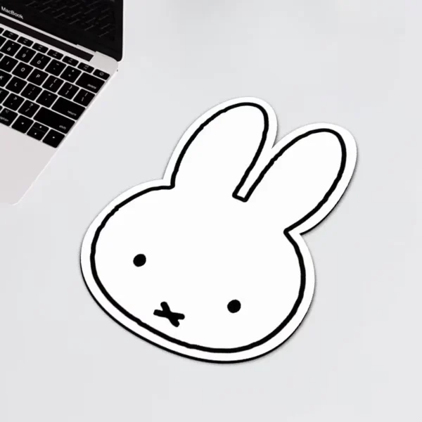 Miffy Cartoon Shaped Non-Slip Mouse Pad 20x25 or 24x30 cm