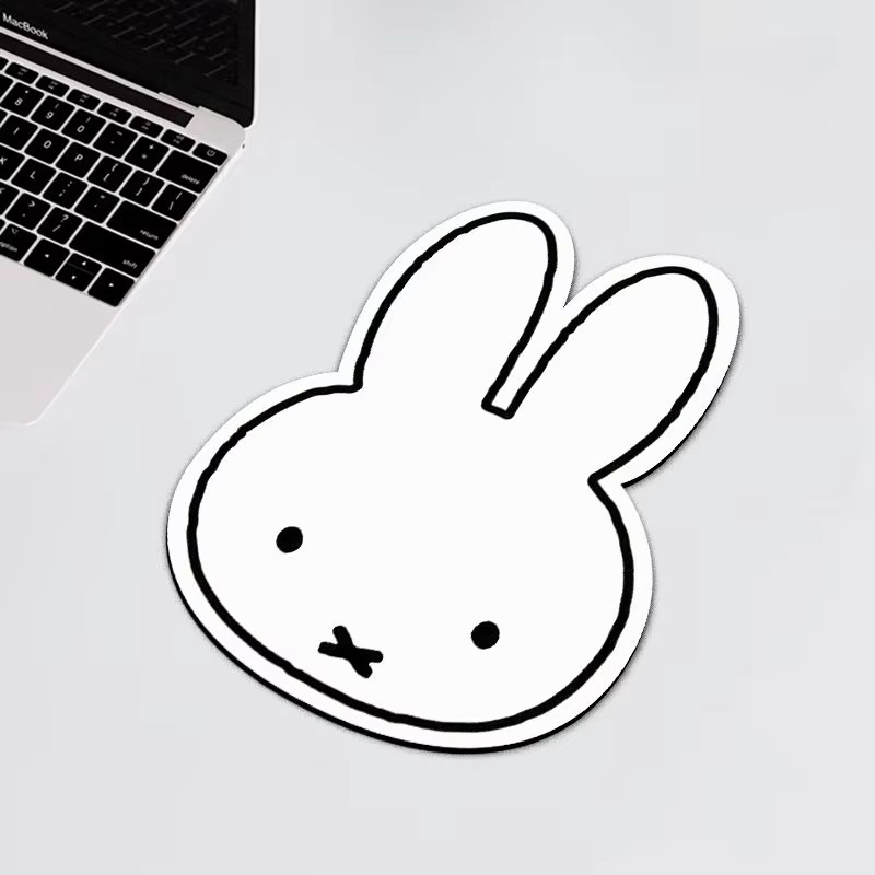 Miffy Cartoon Shaped Non-Slip Mouse Pad 20x25 or 24x30 cm