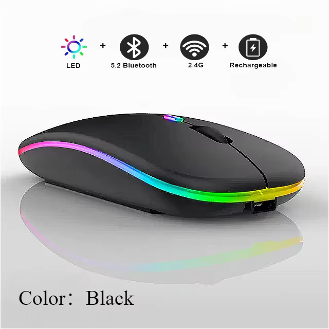 MINGCVIL Wireless Bluetooth Rechargeable Mouse