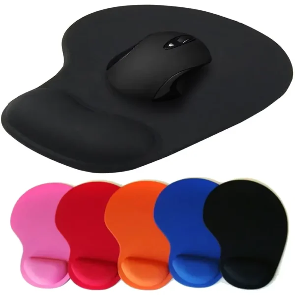 Ergonomic Rubber Wrist Rest Mouse Pad Non-Slip