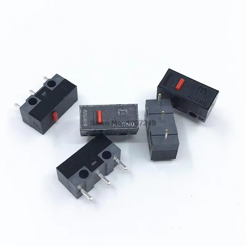 10Pcs HUANO Micro Switches for Mouse Repair 3-Pin