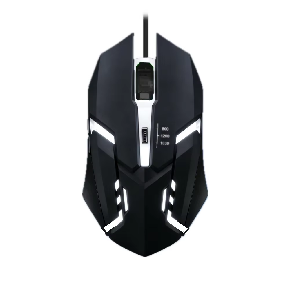 USB Wired RGB Gaming Mouse with Breathing Light Effect