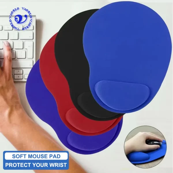 Ergonomic Wrist Rest Mouse Pad with Comfortable Support