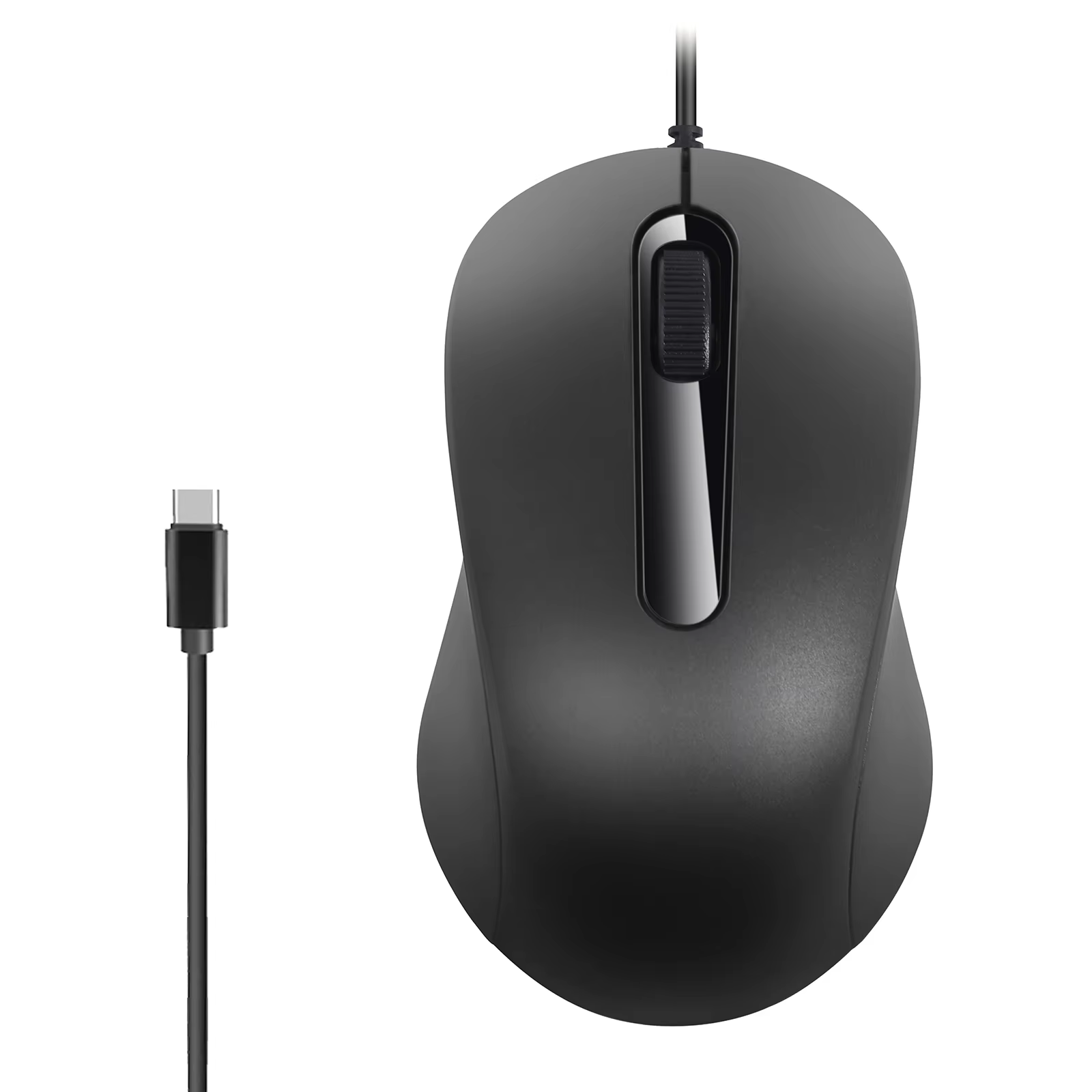 USB-C Wired Silent Mouse 1000 DPI for Laptop Tablet Phone