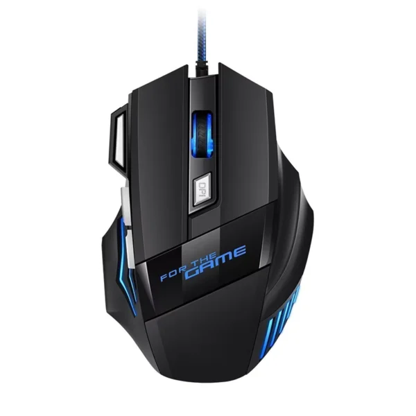 DIXSG USB Wired Gaming Mouse with Rainbow Backlight