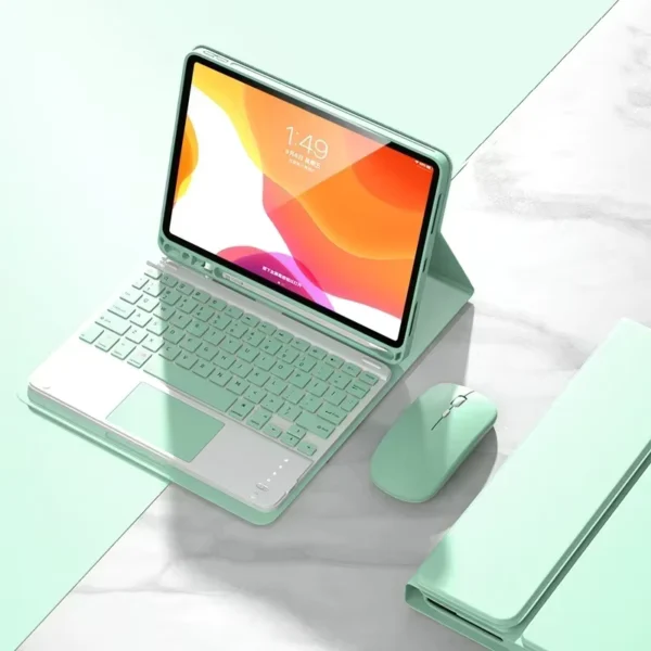 Bluetooth Keyboard Touchpad Case for iPad 11th Gen 11"