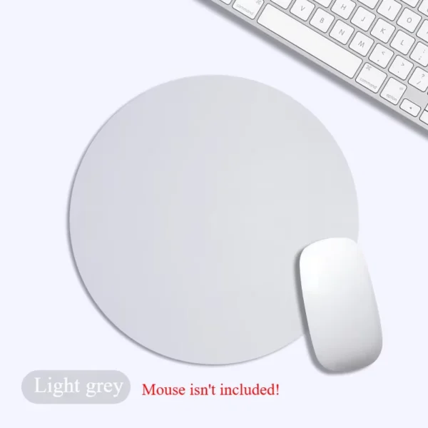 Waterproof PU Leather Mouse Pad 22x22cm Anti-Slip Base