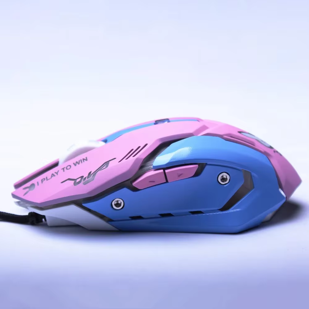 6-Button Wired RGB Gaming Mouse with 2400 DPI for PC