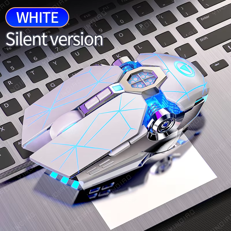 Ergonomic Wired Gaming Mouse RGB Mute 3200dpi 7 Buttons
