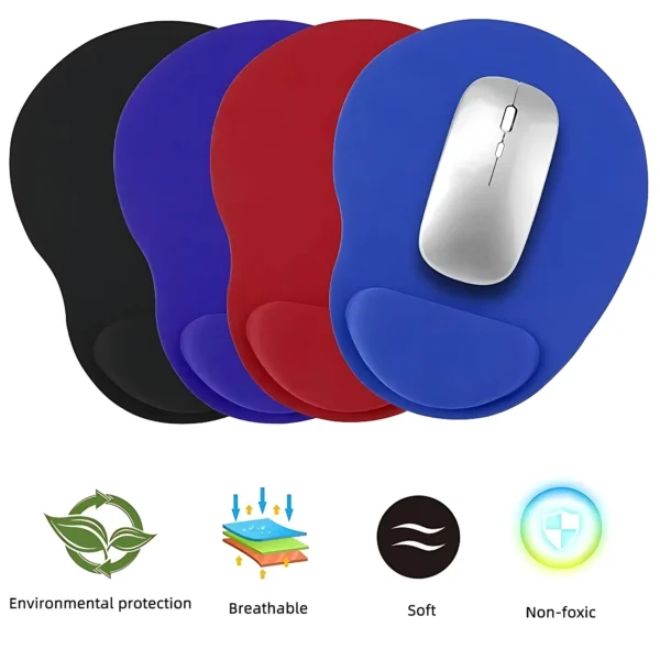 Ergonomic Wrist Rest Mouse Pad with Comfortable Support