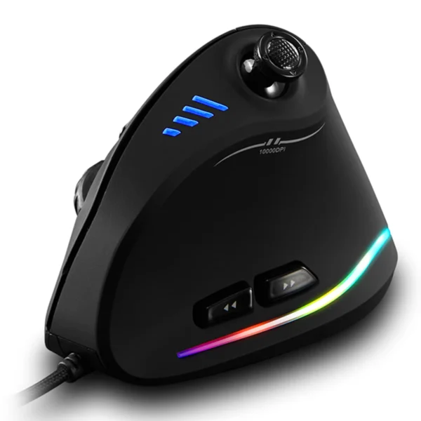 ZELOTES C18 Vertical Wired Gaming Mouse 10000 DPI RGB