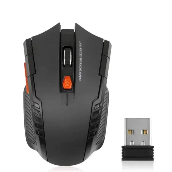 Wireless 2.4G Ergonomic Optical Mouse with USB Receiver