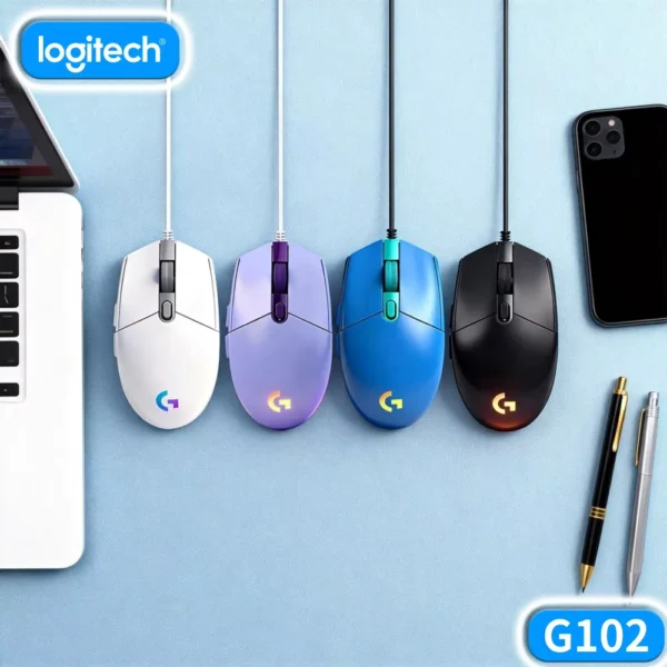 Logitech G102 Wired Gaming Mouse RGB Backlit 8000DPI Optical
