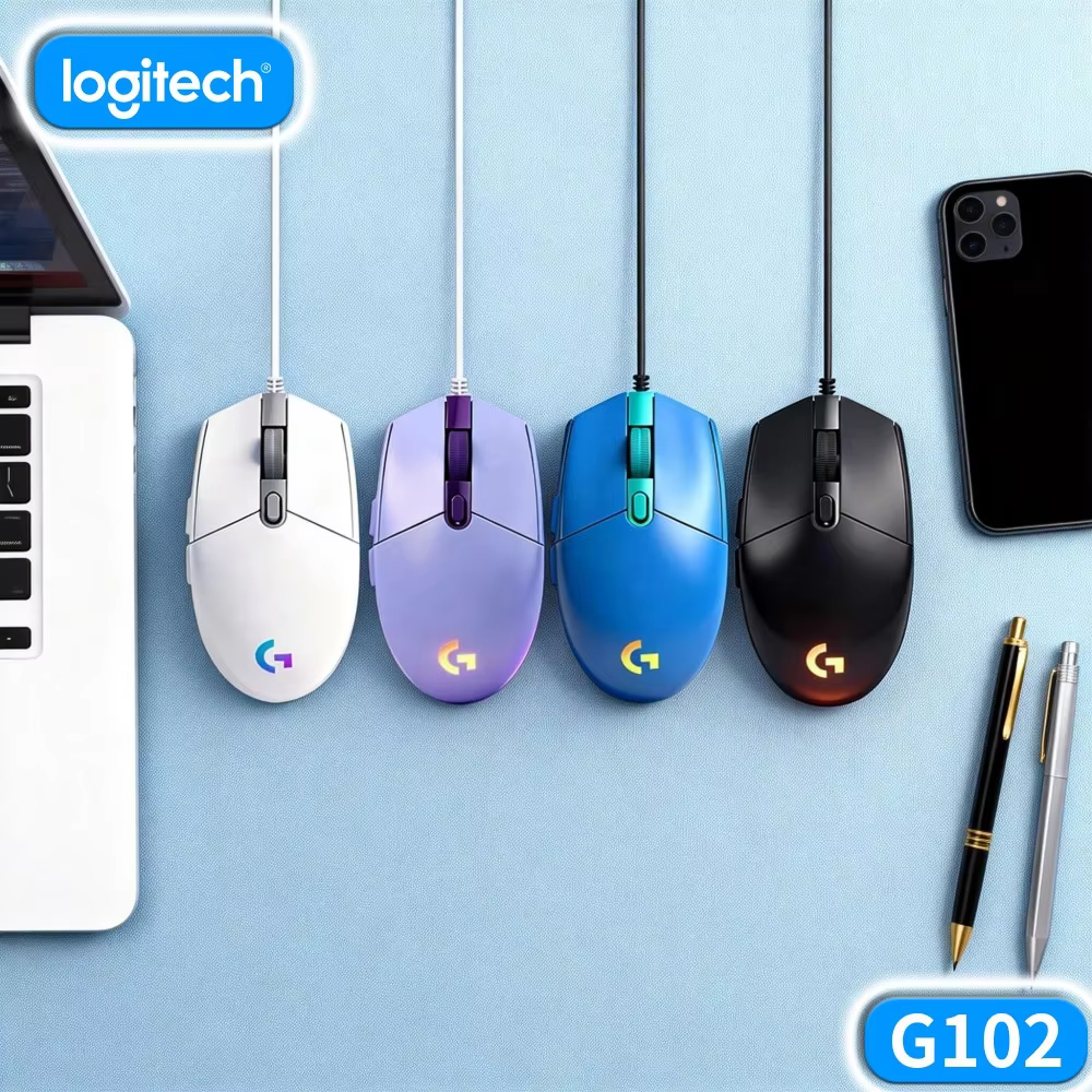 Logitech G102 Wired Gaming Mouse RGB Backlit 8000DPI Optical