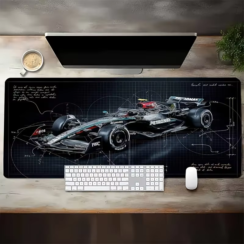 Racing Professional Game Mouse Pad with Non-Slip Base
