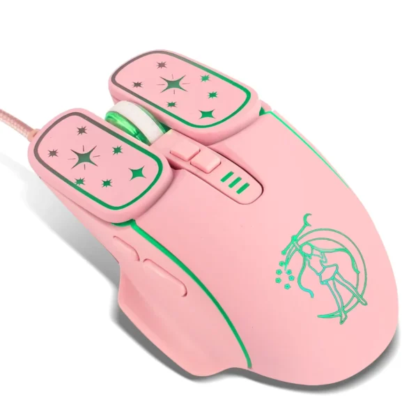 Ergonomic RGB Wired USB Gaming Mouse 7D for PC
