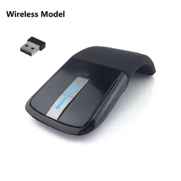 Foldable Ergonomic Wireless Bluetooth Arc Mouse