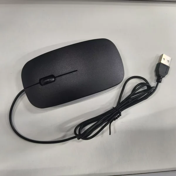 Ergonomic Wired Mouse 2.4GHz USB Cable 1.2m Black