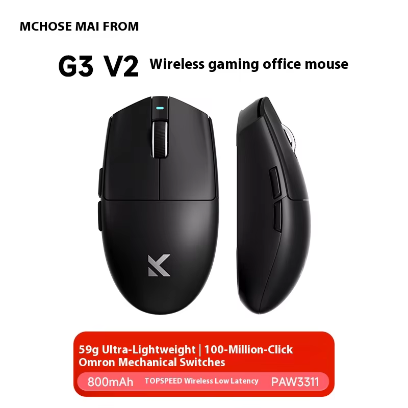 MCHOSE G3 V2 Tri-mode Wireless Gaming Mouse