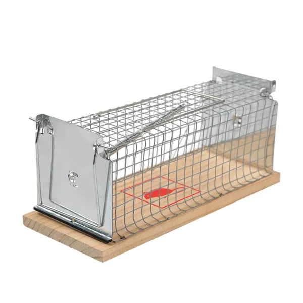 Automatic Metal Mouse Cage Trap for Home Use