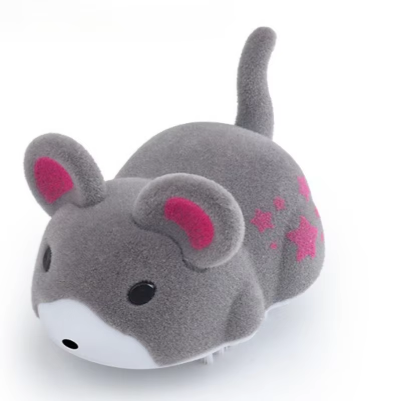 Interactive Electric Mouse Cat Toy with Obstacle Avoidance