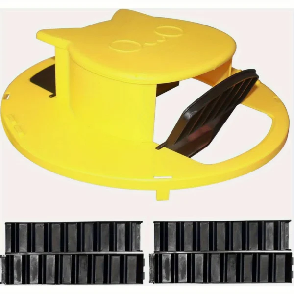 Mouse Trap Kit with 1 Cover and 2 Steps for Indoor Outdoor Use