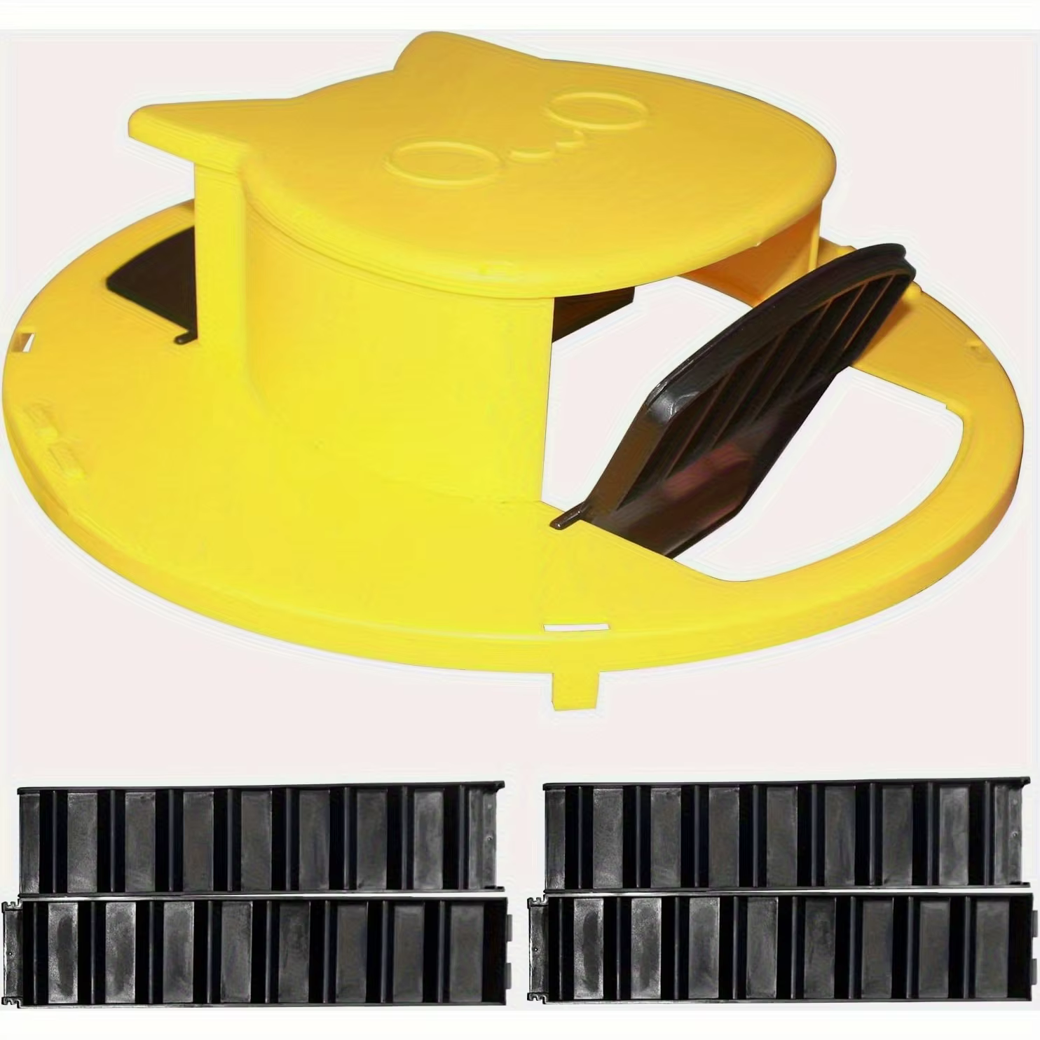 Mouse Trap Kit with 1 Cover and 2 Steps for Indoor Outdoor Use