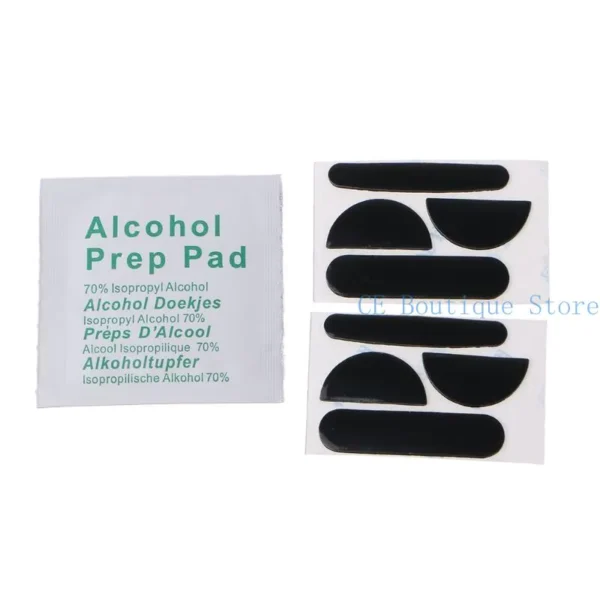 2 Sets Rounded Curved Edges Mouse Feet Replacement Pads