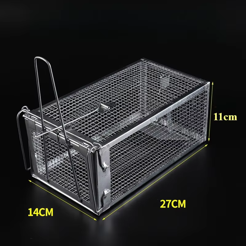 Foot-Operated High-Sensitivity Stainless Steel Mouse Trap