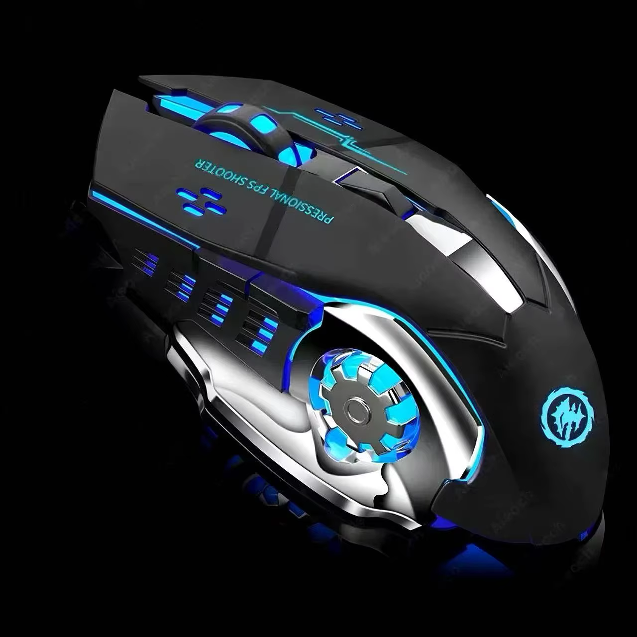 Wireless Bluetooth 2.4G Gaming Mouse Silent RGB Ergonomic