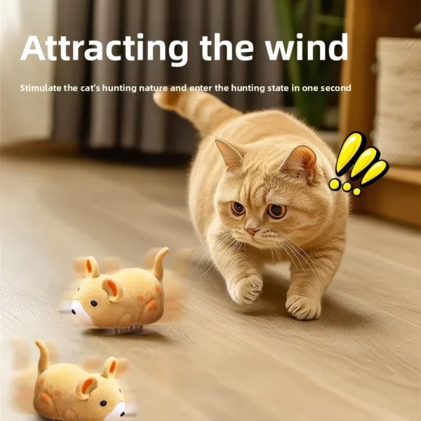 Interactive Electric Cat Toy Mouse for Play