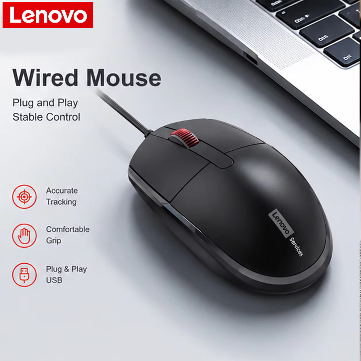 Lenovo M280 Wireless Rechargeable Silent Mouse