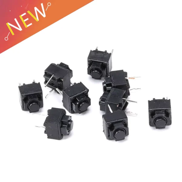 10PCS Kailh Silent Push Button Switch 6x6x7.3mm