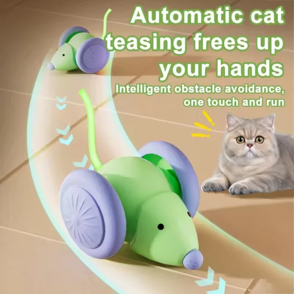 Electric Moving Mouse Cat Toy Automatic Interactive