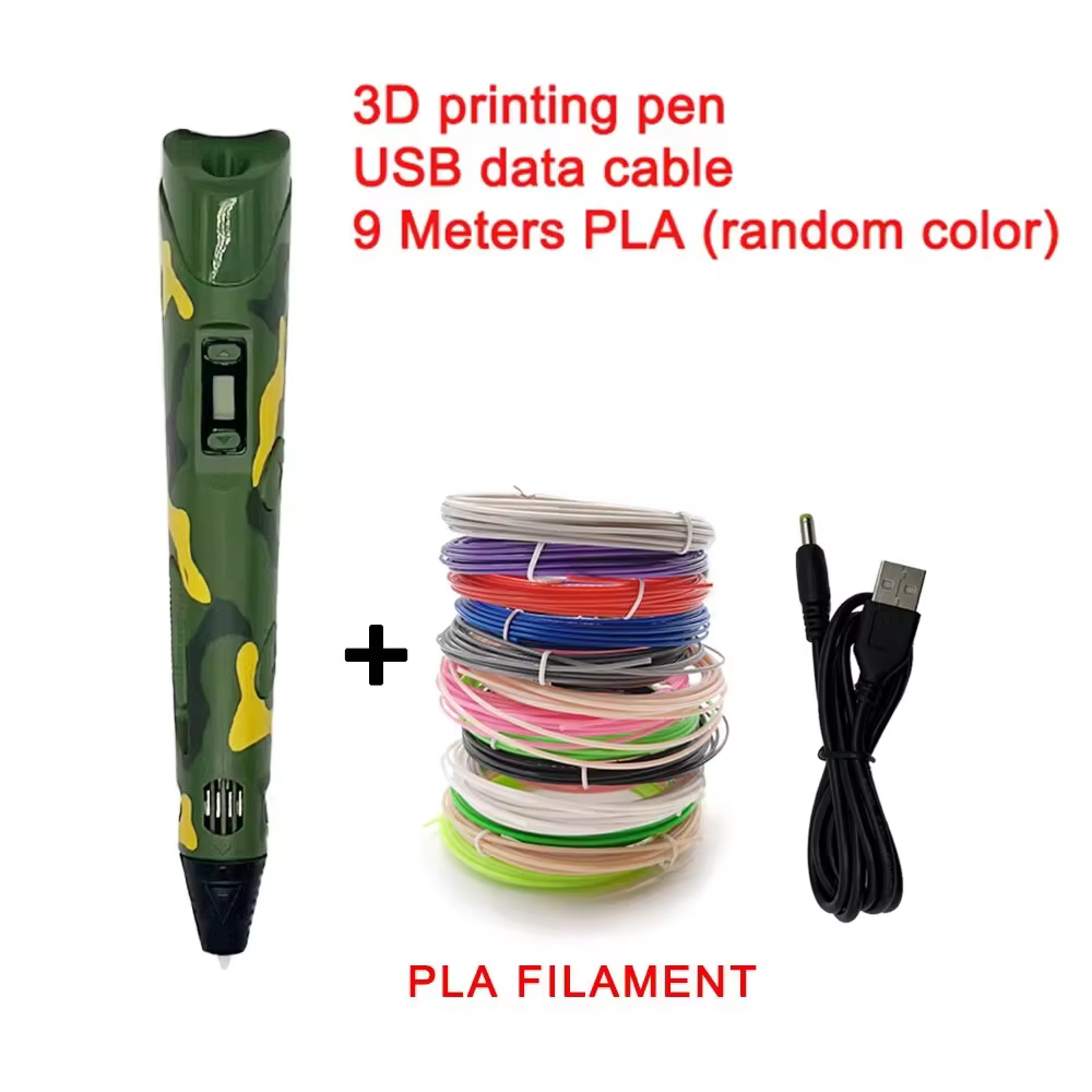 Electronic 3D Printing Pen with 9M PLA Filament