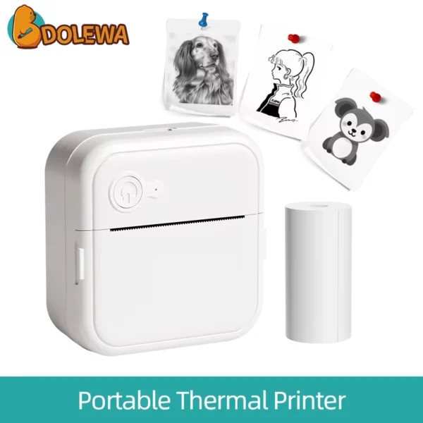 DOLEWA D8 Portable Bluetooth Inkless Mini Printer