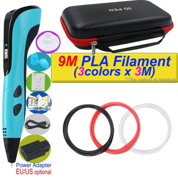 2026 OUIO 3D Printing Pen with LCD & PLA Filament