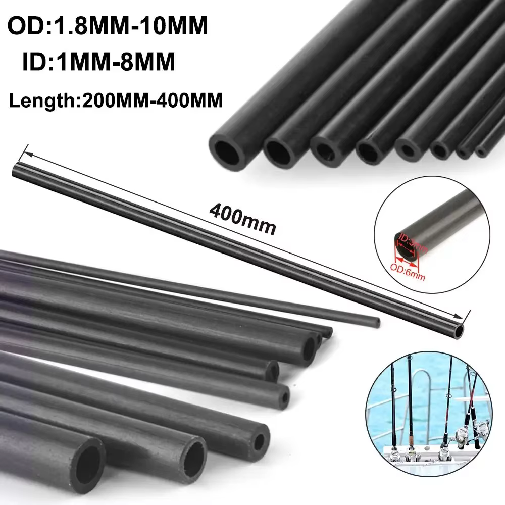 Carbon Fiber Hollow Tube Rods for DIY and Frames